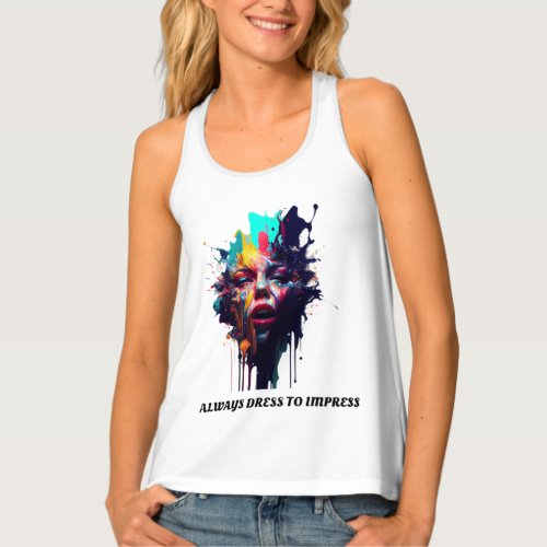 Always Dress to Impress Elevate Your Style Tank Top