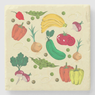 Always Eat Your Vegetables Stone Coaster