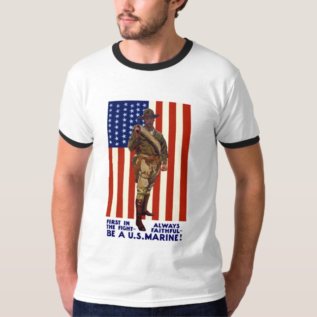Always Faithful -- Be A U.S. Marine T-Shirt (Front)