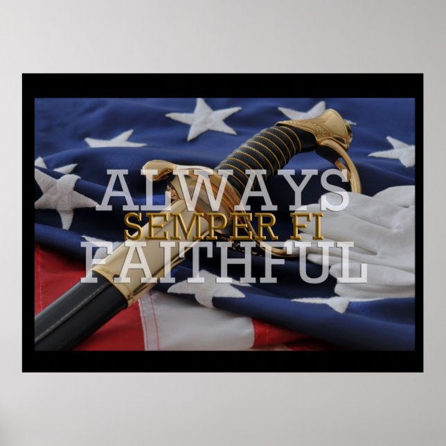 Always Faithful - Semper Fi Poster (Front)
