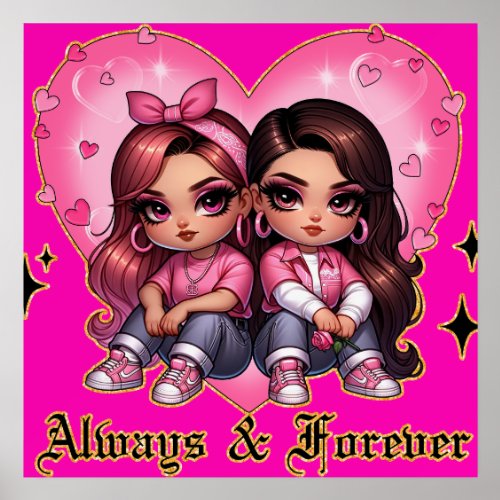 Always  Forever Best friends girls gift Holder