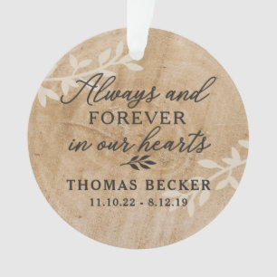 Always & Forever Memorial Acrylic Photo Ornament