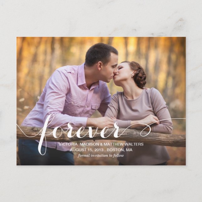 ALWAYS & FOREVER | SAVE THE DATE ANNOUNCEMENT (Front)