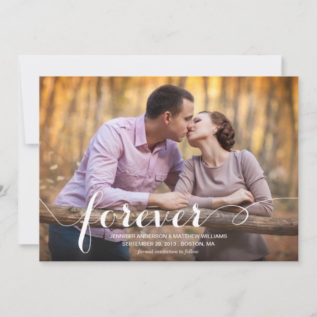 ALWAYS & FOREVER | SAVE THE DATE ANNOUNCEMENT (Front)