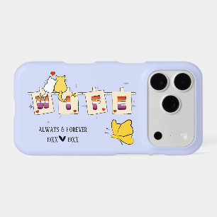 Always & Forever Sunset Lesbian Flag Wife iPhone C 17 Pro Case