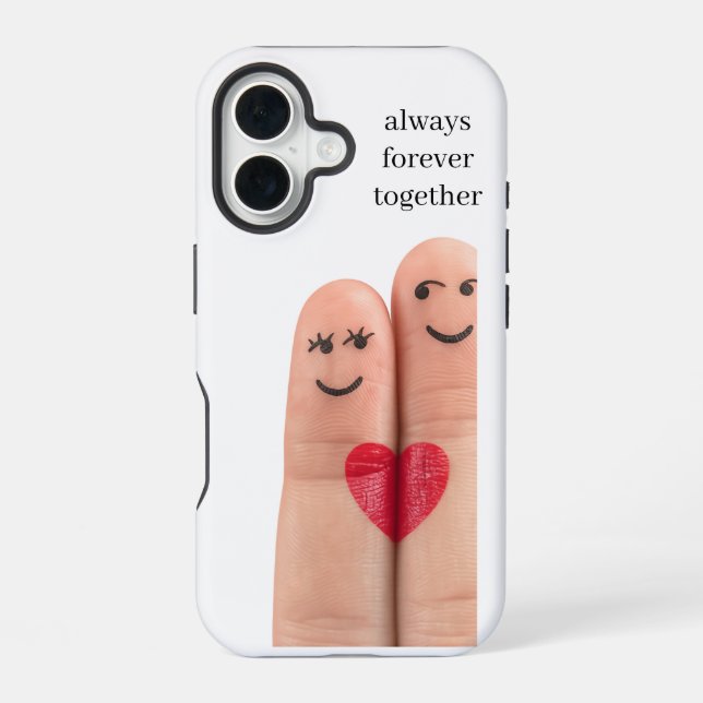 Always Forever Together iPhone Case (Back)