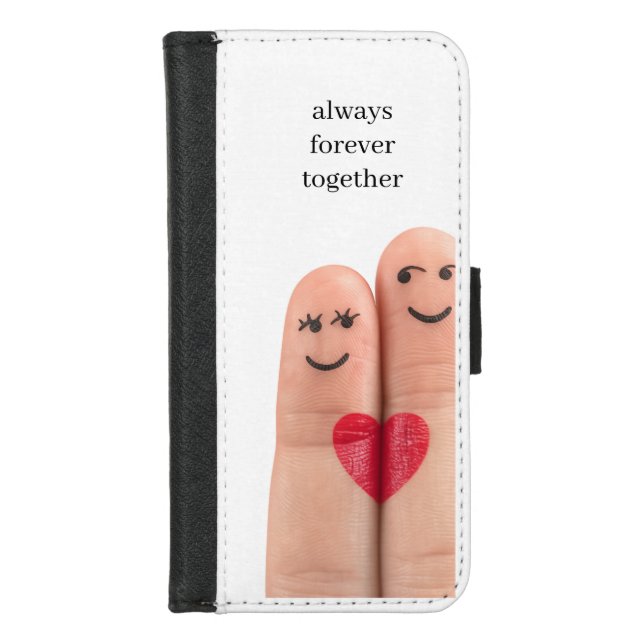Always Forever Together iPhone Wallet Case (Front)