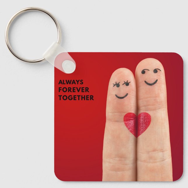 always forever together keychain (Front)