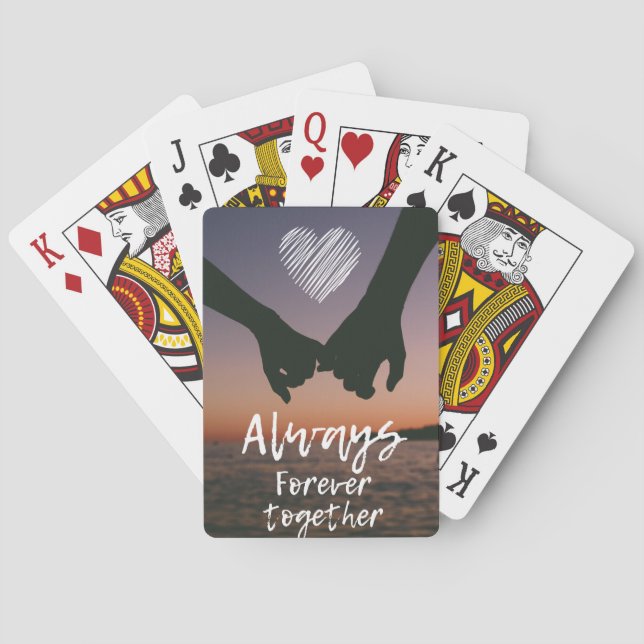 Always Forever Together Poker Cards (Back)