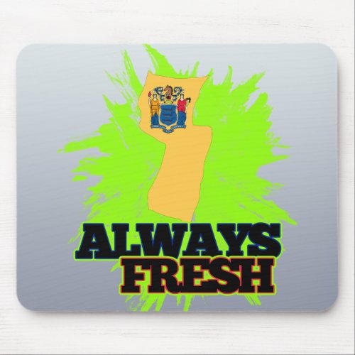 Always Fresh New Jersey Mouse Pad