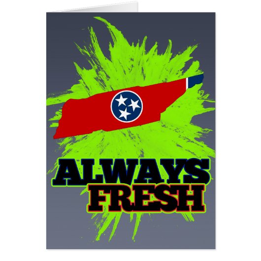 Always Fresh Tennessee Cards (Front)