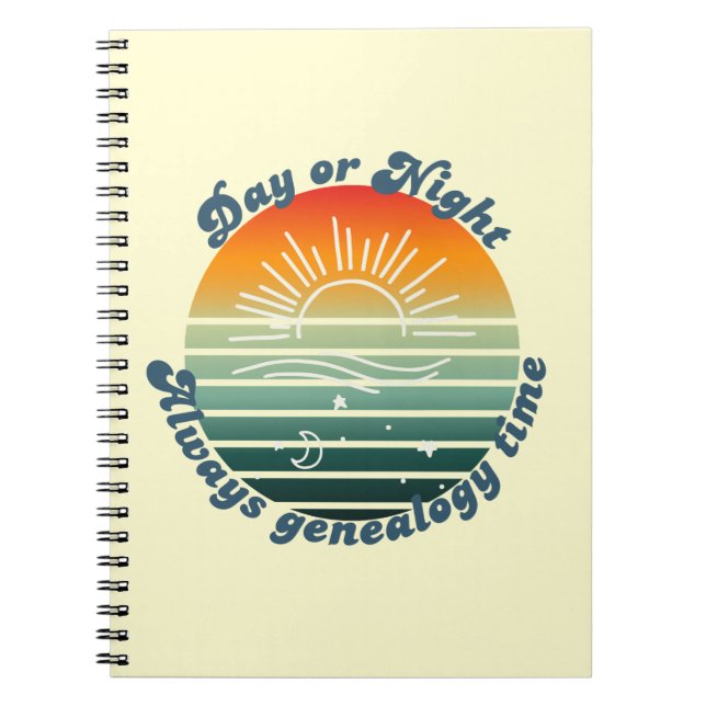Always Genealogy Time Notebook (Front)