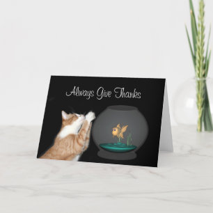 Always Give Thanks Thank You Card