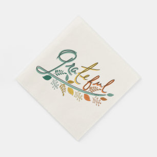 Always Grateful Napkins