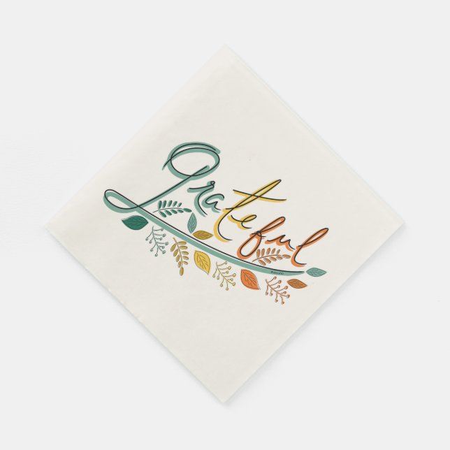 Always Grateful Napkins (Corner)