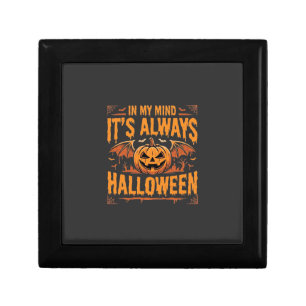 Always Halloween Pumpkin Bat Vector Design_1 Gift Box