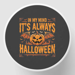 Always Halloween Pumpkin Bat Vector Design_1 Mini Candle Favors