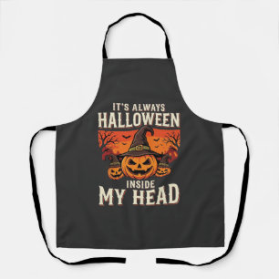 Always Halloween Pumpkin Witch Design_1 Apron
