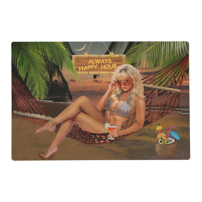 Always Happy Hour Placemat (Front)