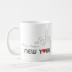 Always Happy in New York Coffee Mug