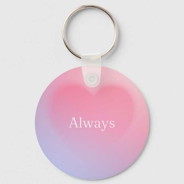 Always heart keychain (Front)