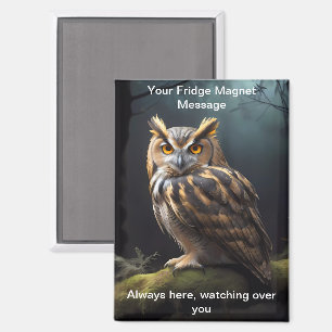 Always here, watching over you fridge magnet