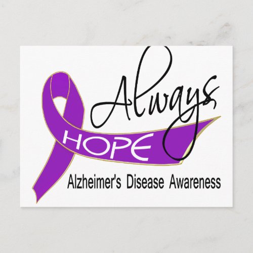 Always Hope Alzheimers Disease Postcard