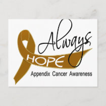 Always Hope Appendix Cancer Postcard