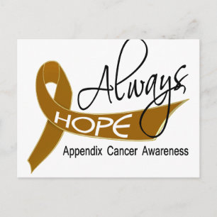 Always Hope Appendix Cancer Postcard
