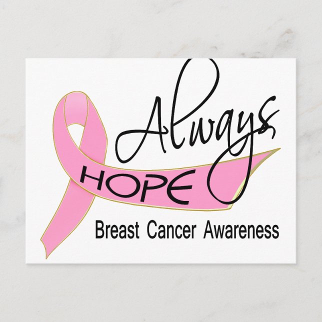 Always Hope Breast Cancer Postcard (Front)
