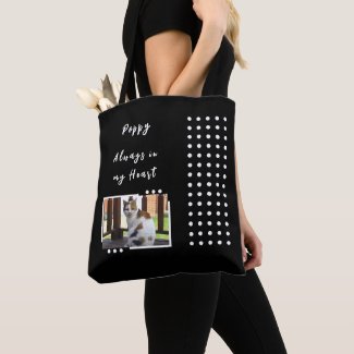 Always in my heart 2 photo pet lover black