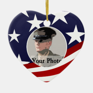 Always in My Heart Ceramic Ornament