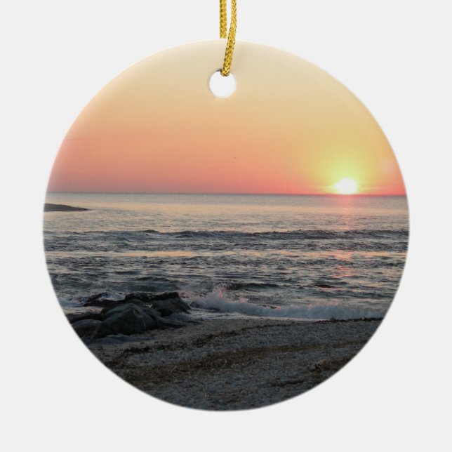 Always in my Heart Ceramic Ornament (Front)