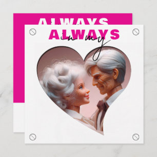 Always in my heart Valentine's Day Holiday Card