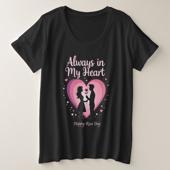 Always in My Heart Women’s T-shirt – Sweet and Sen (Design Front)