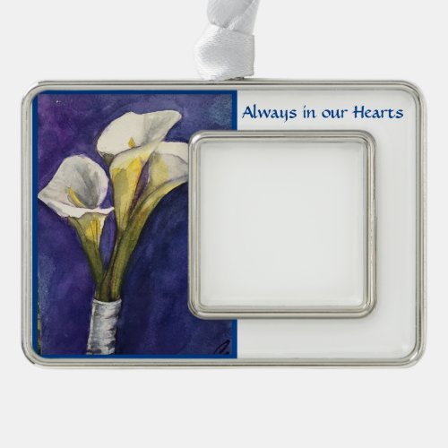 Always in our hearts In Loving Memory Christmas Christmas Ornament