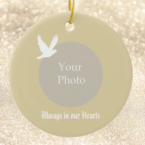 Always in our Hearts Memorial Christmas Ornament