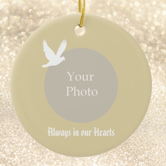 Always in our Hearts Memorial Christmas Ornament (Creator Uploaded)