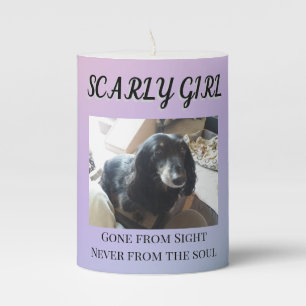 Always in Our Hearts Pet Memorial Pillar Candle