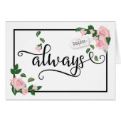 Always - It's When I will Be There for You (Front Horizontal)