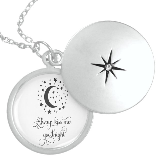 Always Kiss Me Good Night Necklace (Front)