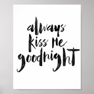 Always Kiss Me Goodnight Poster