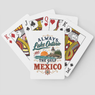 Always Lake Ontario and The Gulf of Mexico Poker Cards