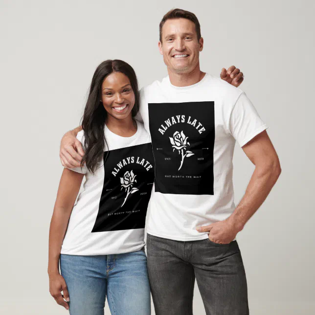 always Tシャツ　L Always late T-Shirt – Geek Guise
