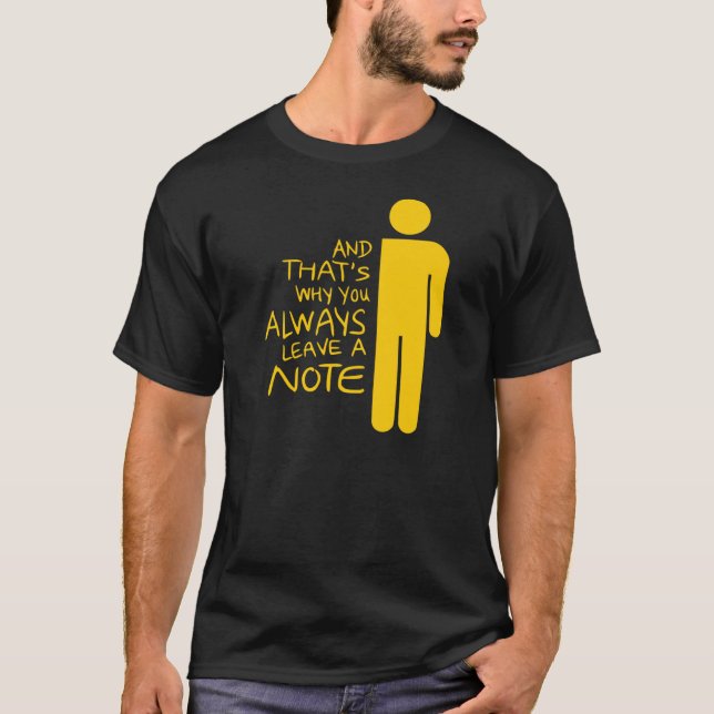 Always Leave A Note boy T-Shirt (Front)