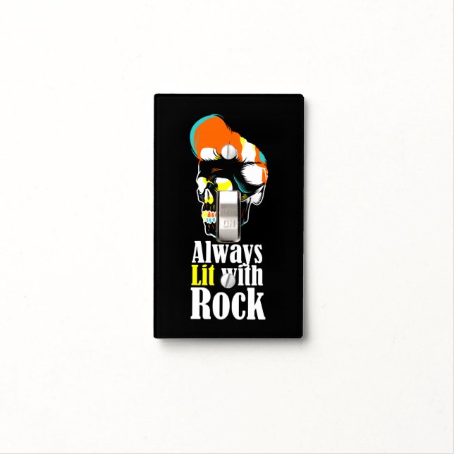 Always lit with rock light switch cover (In Situ)