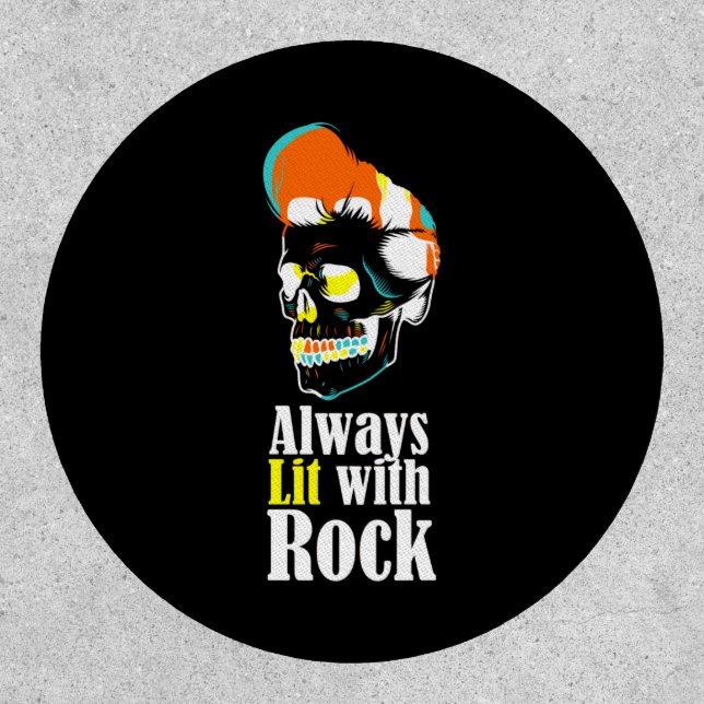 Always lit with rock patch (Front)