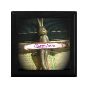 Always Love Inspirational Rabbit Art Print Design Keepsake Box