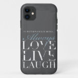 Always Love, Live, Laugh - Grunge Gray Cover at Zazzle