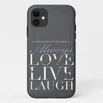 Always Love  Live  Laugh - Grunge Gray Cover by JLMediaGroup at Zazzle